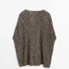 Strickcape aus Baumwollmischung