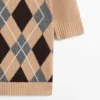 Strickpullover aus Baumwolle mit Argyle-Muster Strickpullover aus Baumwolle mit Argyle-Muster