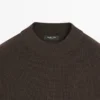 Strickpullover aus Baumwollmischung mit Rollkragen Strickpullover aus Baumwollmischung mit Rollkragen
