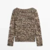 Strickpullover aus Mouline-Baumwollmischung Strickpullover aus Mouline-Baumwollmischung