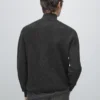 Strickpullover mit Stehkragen und Reißverschluss Strickpullover mit Stehkragen und Reißverschluss