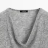 Strickpullover mit Wasserfallausschnitt Strickpullover mit Wasserfallausschnitt