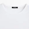T-Shirt aus 100 % merzerisierter Baumwolle mit kurzen Ärmeln T-Shirt aus 100 % merzerisierter Baumwolle mit kurzen Ärmeln