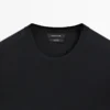 T-Shirt aus Baumwollstrick