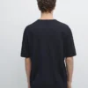 T-Shirt aus Wollmischgewebe