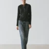 T-Shirt aus Wollmischung mit Henley-Ausschnitt T-Shirt aus Wollmischung mit Henley-Ausschnitt