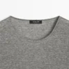 T-Shirt aus Wollmischung mit Spitzendetail T-Shirt aus Wollmischung mit Spitzendetail