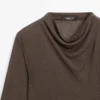 T-Shirt mit Trichterkragen T-Shirt mit Trichterkragen