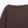 T-Shirts aus 100 % Baumwolle mit U-Boot-Ausschnitt T-Shirts aus 100 % Baumwolle mit U-Boot-Ausschnitt