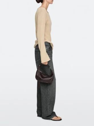 Tasche aus Nappaleder mit Metallschnalle