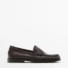Weiche, geölte Leder-Penny-Loafer Weiche, geölte Leder-Penny-Loafer