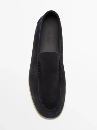Weiche Loafer aus Spaltleder