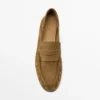 Weiche Loafer aus Spaltleder Weiche Loafer aus Spaltleder