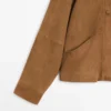 Wildlederjacke mit Knöpfen Wildlederjacke mit Knöpfen