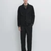 Wildlederjacke mit Taschen Wildlederjacke mit Taschen