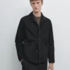 Wildlederjacke mit Taschen Wildlederjacke mit Taschen