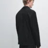 Wildlederjacke mit Taschen Wildlederjacke mit Taschen