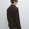 Wildlederjacke mit Taschen Wildlederjacke mit Taschen