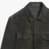 Wildlederjacke mit Taschen Wildlederjacke mit Taschen