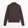 Woll-Cardigan mit hohem Kragen Woll-Cardigan mit hohem Kragen