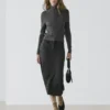 Woll-Cardigan mit Reißverschluss Woll-Cardigan mit Reißverschluss