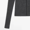 Woll-Cardigan mit Reißverschluss Woll-Cardigan mit Reißverschluss