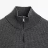 Woll-Cardigan mit Reißverschluss Woll-Cardigan mit Reißverschluss