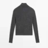 Woll-Cardigan mit Reißverschluss Woll-Cardigan mit Reißverschluss