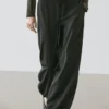 Woll-Sarouel-Hose mit Bindeband Woll-Sarouel-Hose mit Bindeband