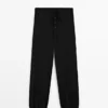 Woll-Sarouel-Hose mit Bindeband Woll-Sarouel-Hose mit Bindeband